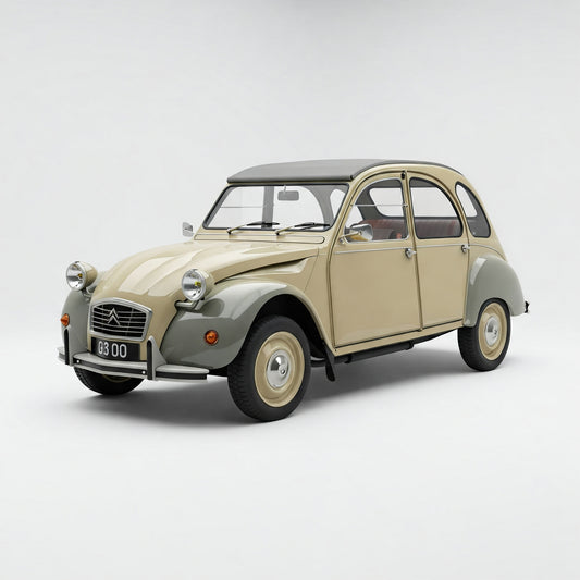 Mipauto gp-Citroën 2CV (1948-1990) jogo tapetes alcatifa classica preta